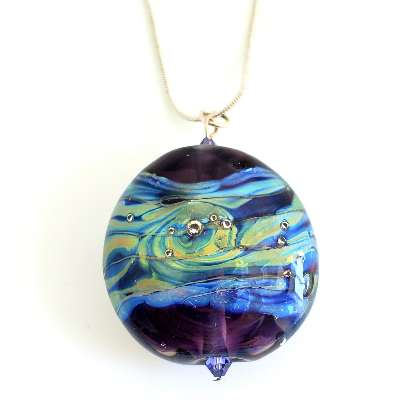 Lentil Bead Pendant