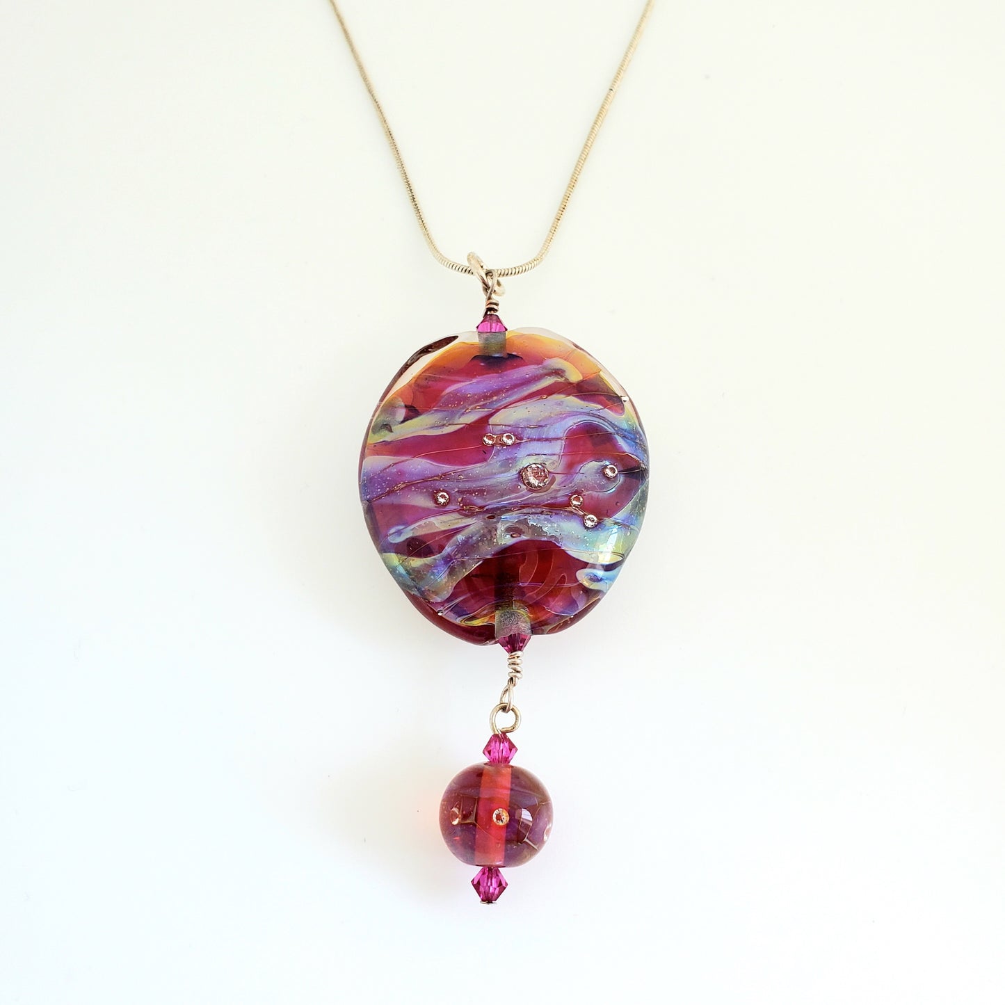Lentil Bead Pendant