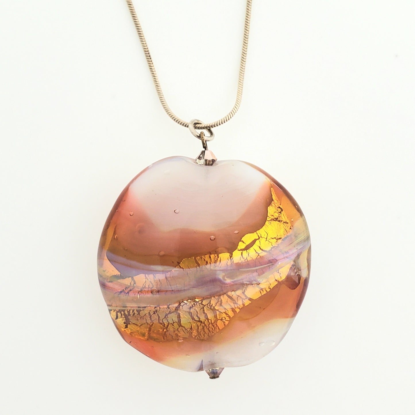 Lentil Bead Pendant