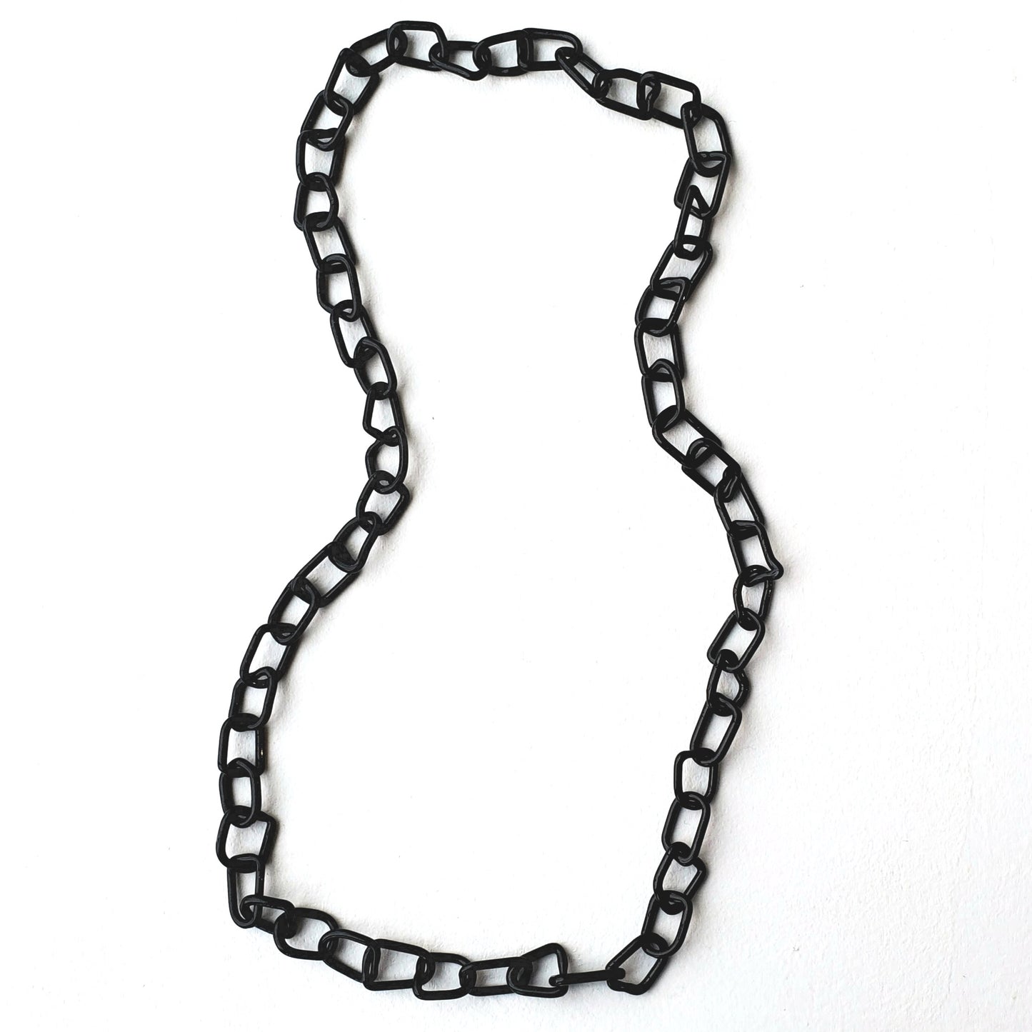 Coloured Glass Chain Necklace