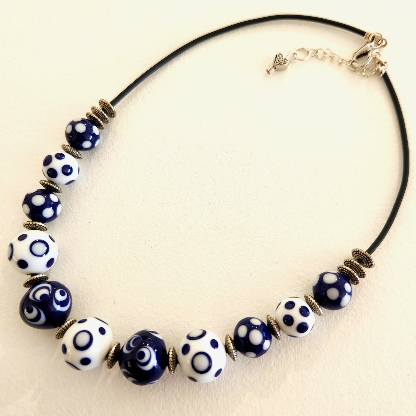 Spotted Bead Necklace