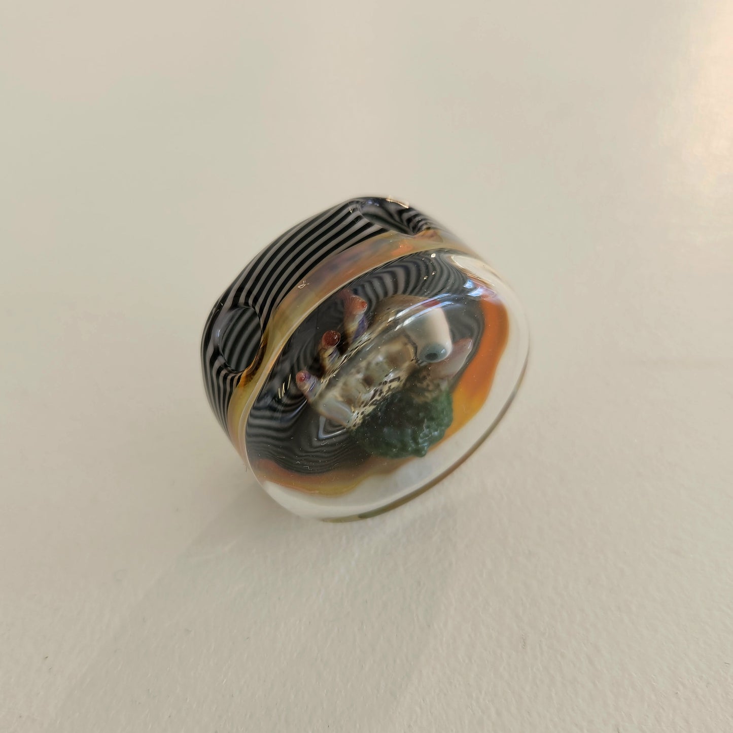 Zombie Hand Encapsulated Pendant