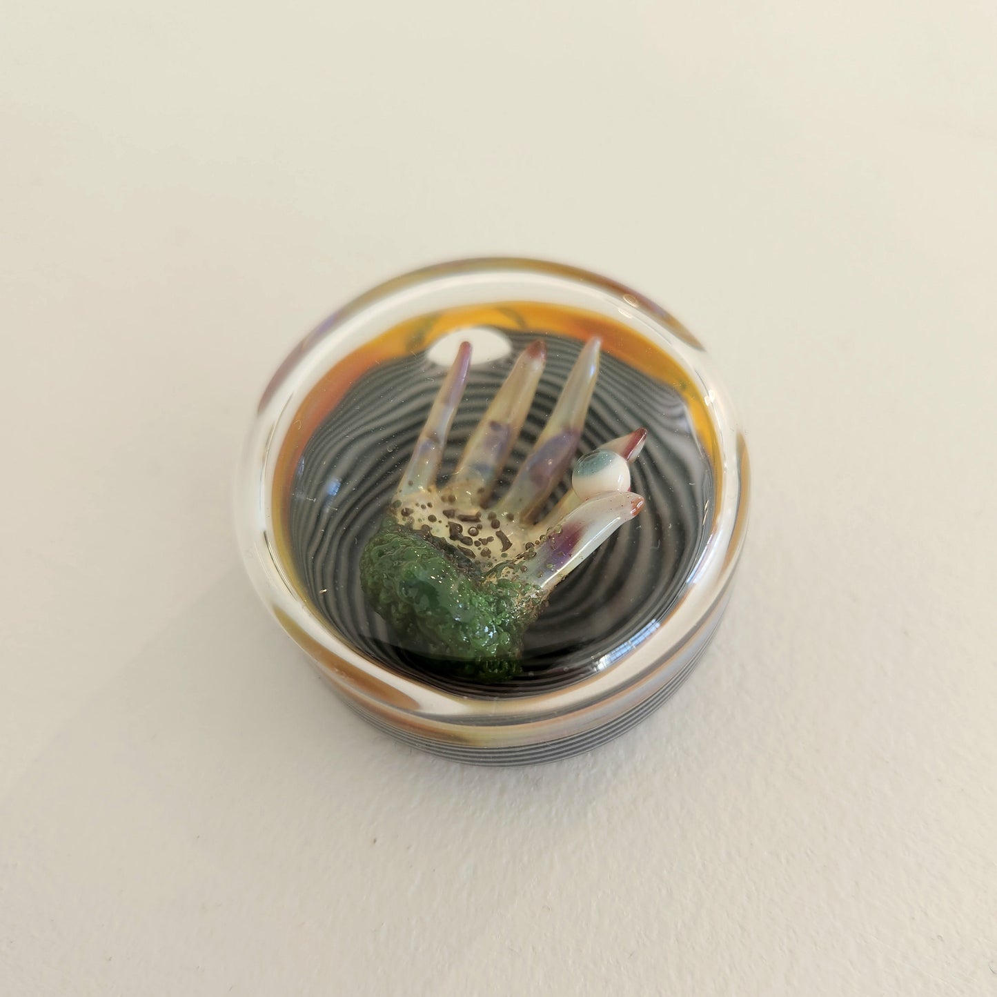 Zombie Hand Encapsulated Pendant