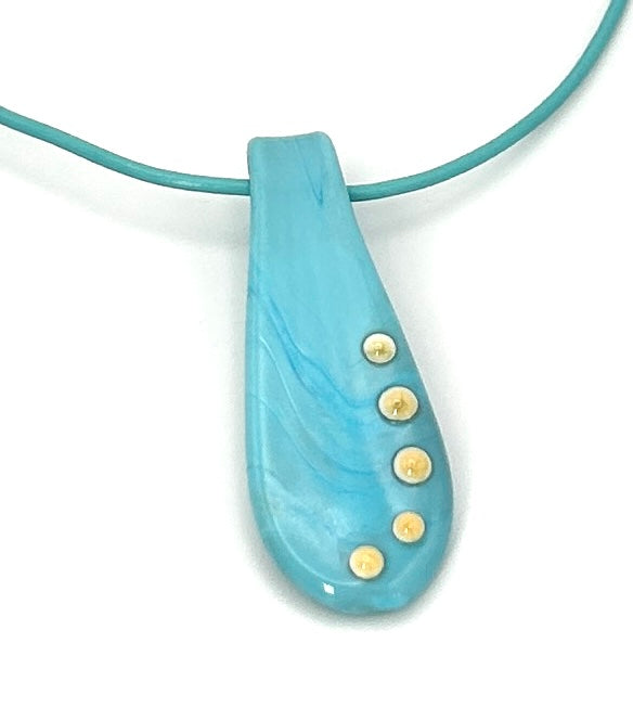 Glass Taffy Pendants - Dots