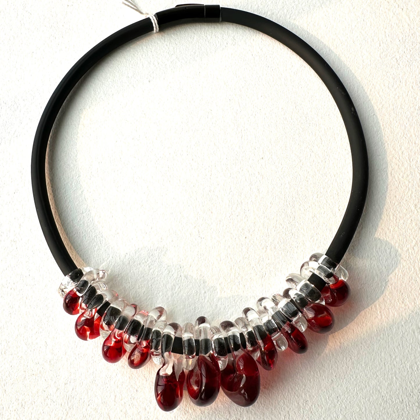 Glass Chain Link Necklace
