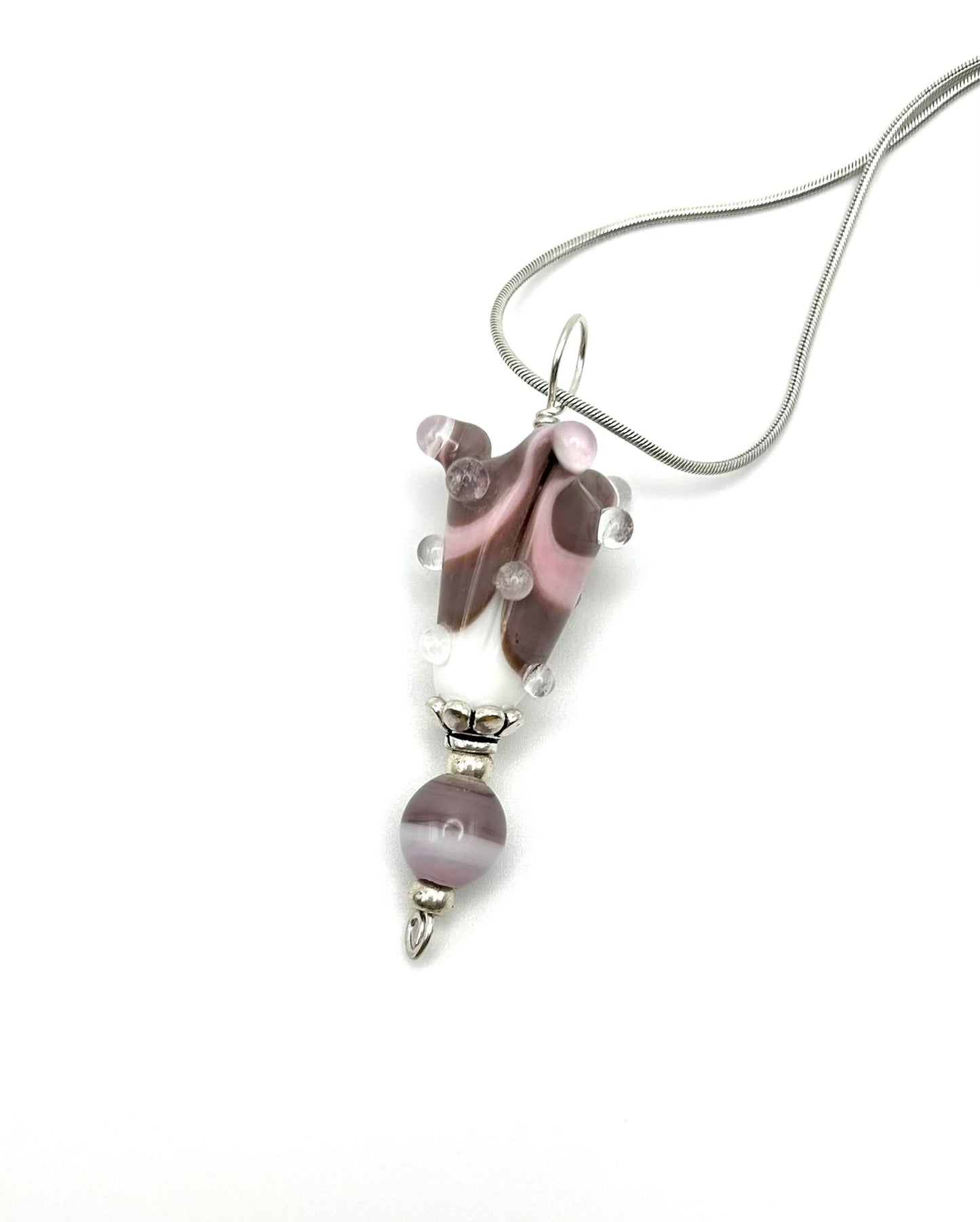 Plum Crown Pendant