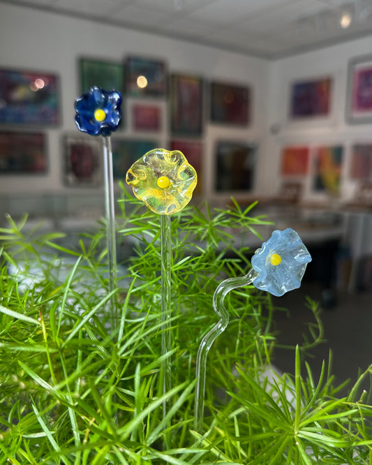 Flower Plant Stakes (borosilicate) - 3hr class