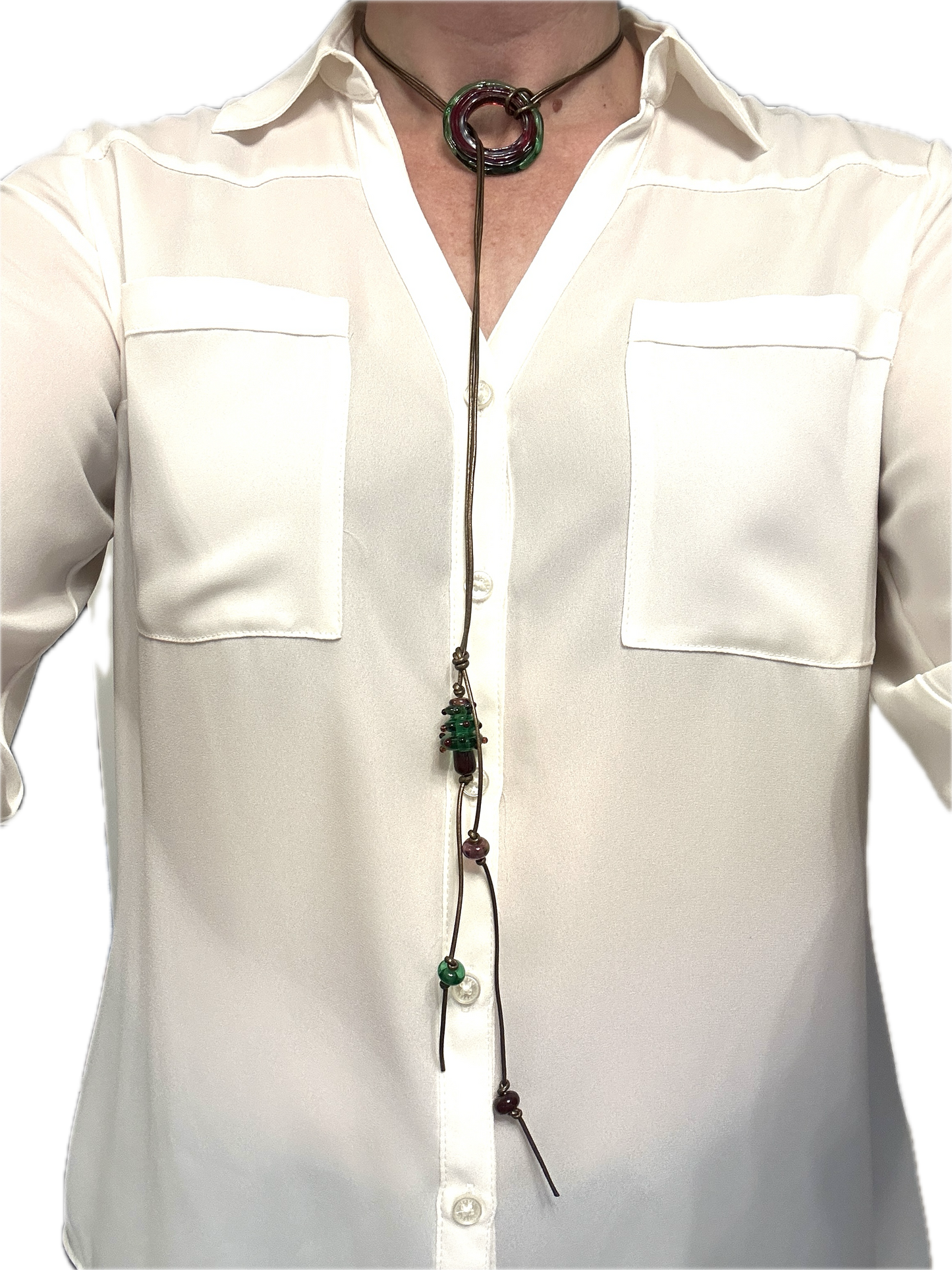 Holiday Time Lariat Necklace