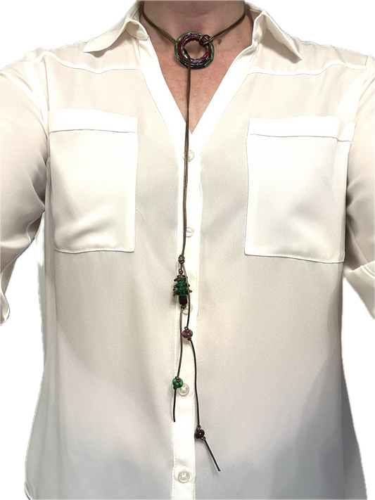 Holiday Time Lariat Necklace