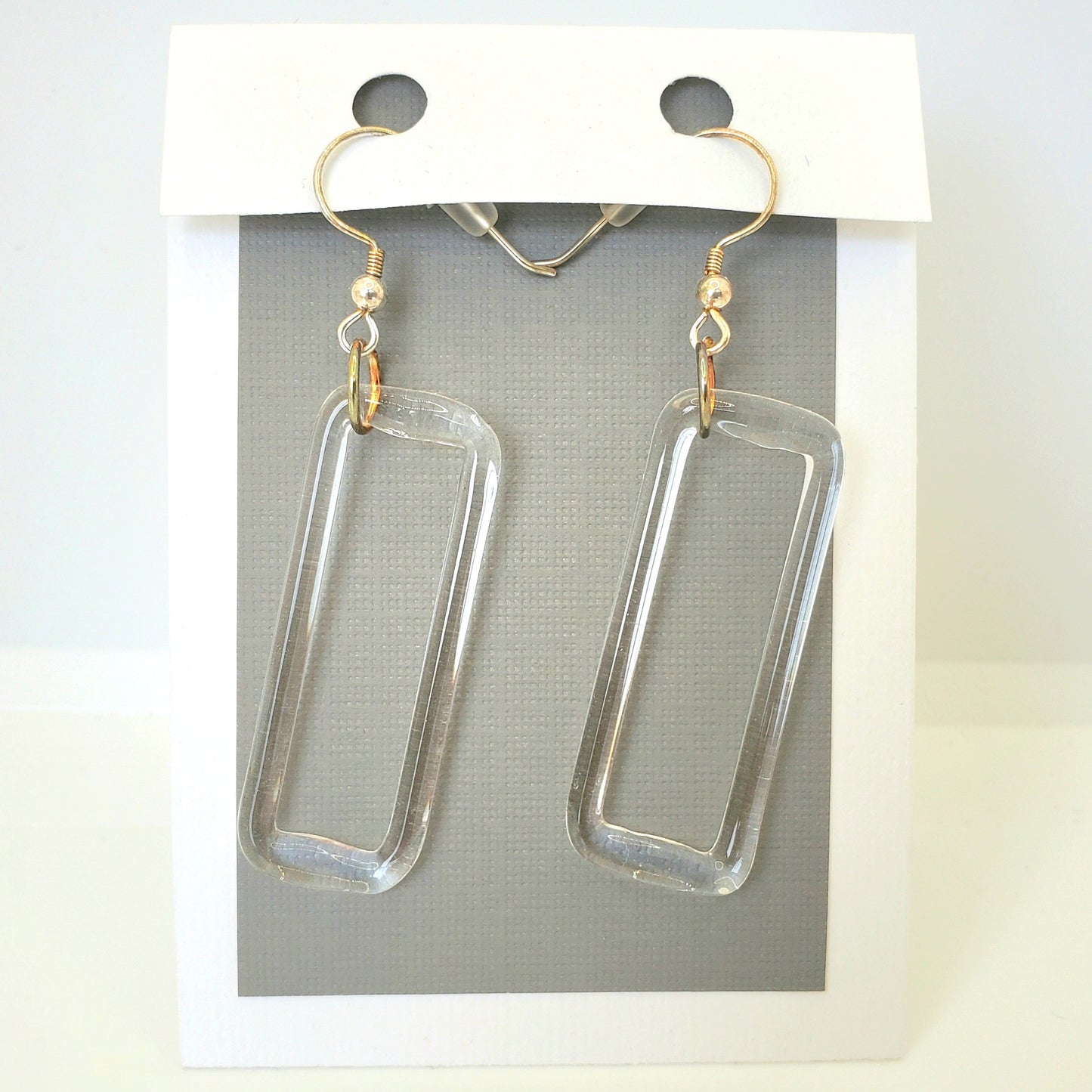 Glass Chain Earrings