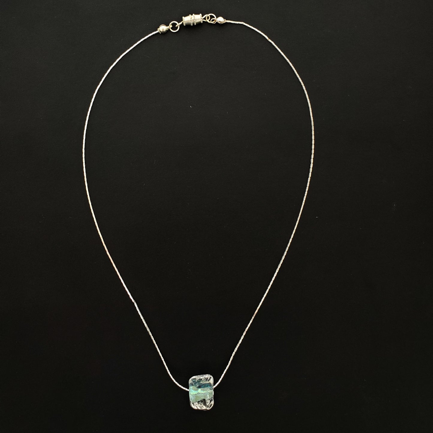 Dichro Cube Necklace