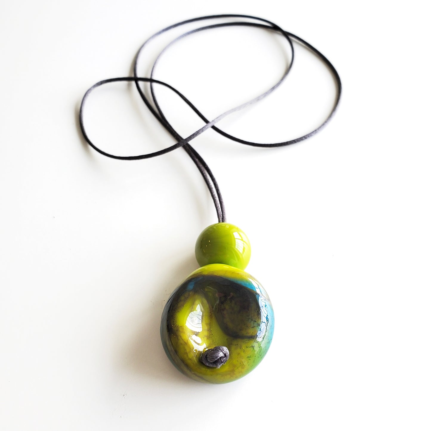 Hand Blown Bead Necklace