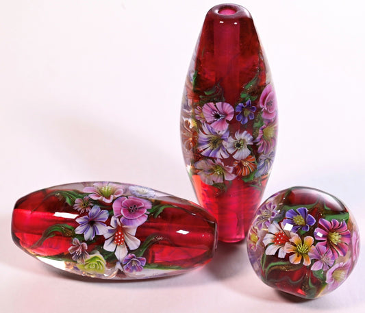 Floral Murrini Cane with Carol Ann Savage (soft glass)