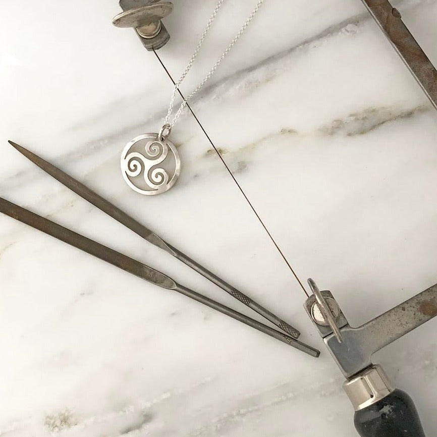 Silver Pierced Pendant - 3hr class