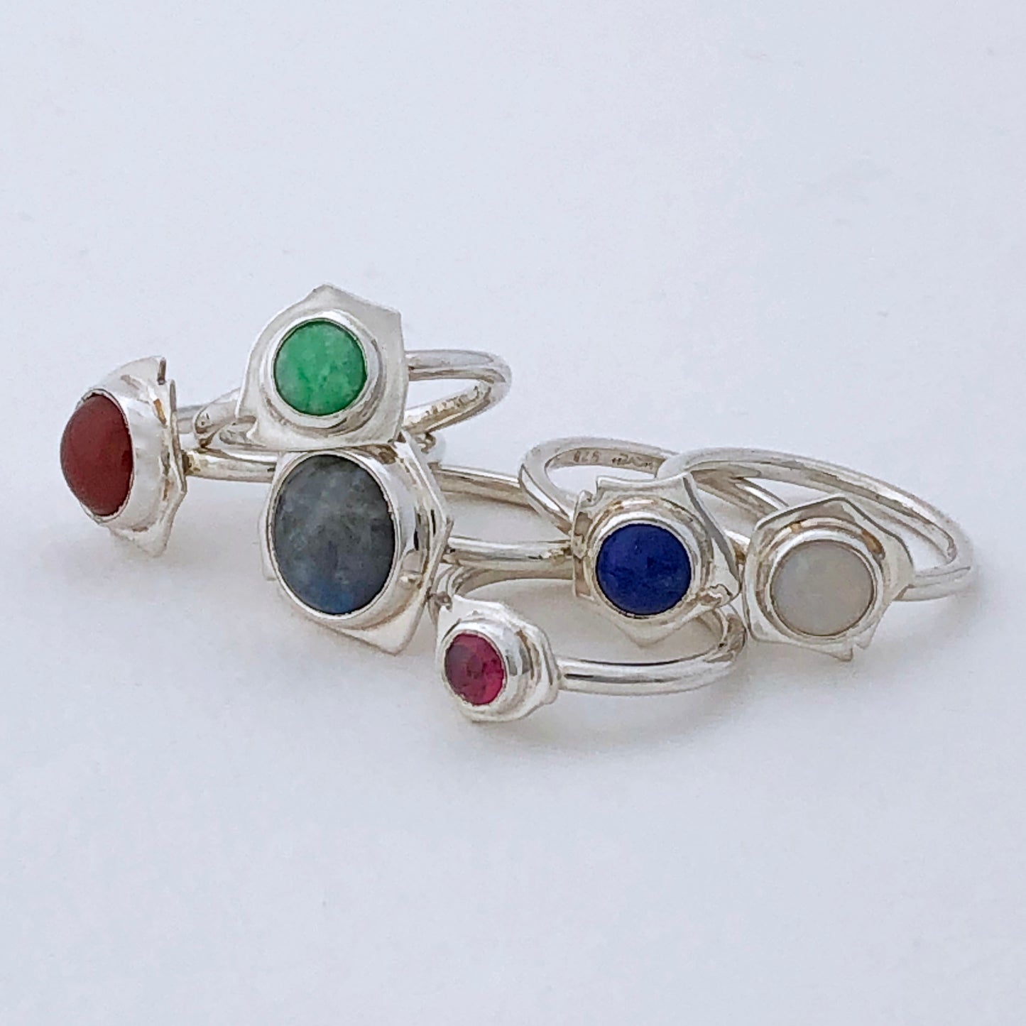 Silver Bezel Set Ring - 4hr class