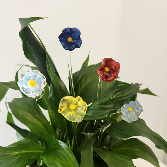 Flower Plant Stakes (borosilicate) - 3hr class