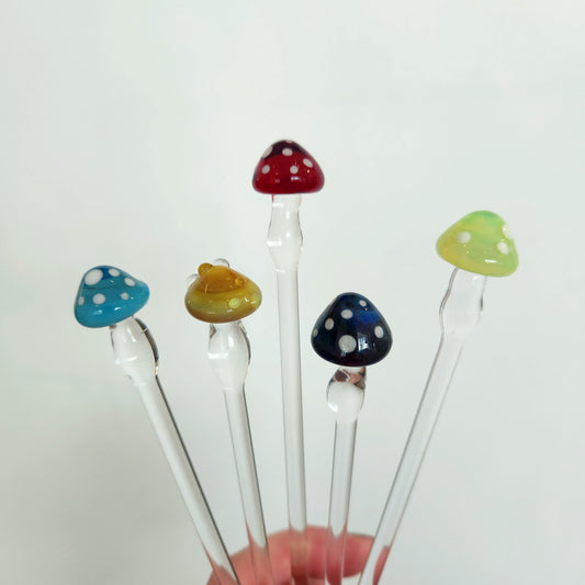 Mushroom Stir Sticks (borosilicate) - 3hr class