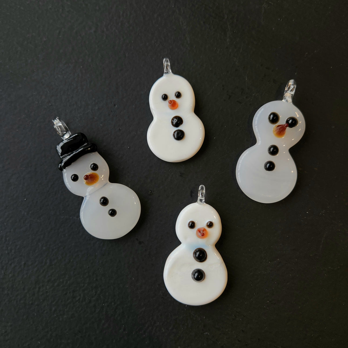 Snowman Ornaments (borosilicate) - 3hr class