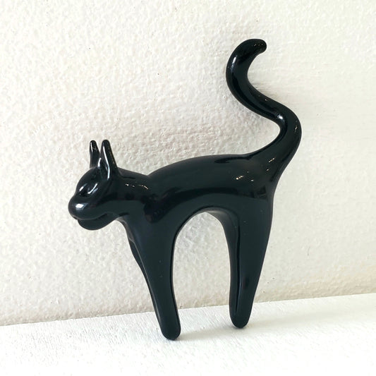 Black Cat Pendant (borosilicate) - 3hr class