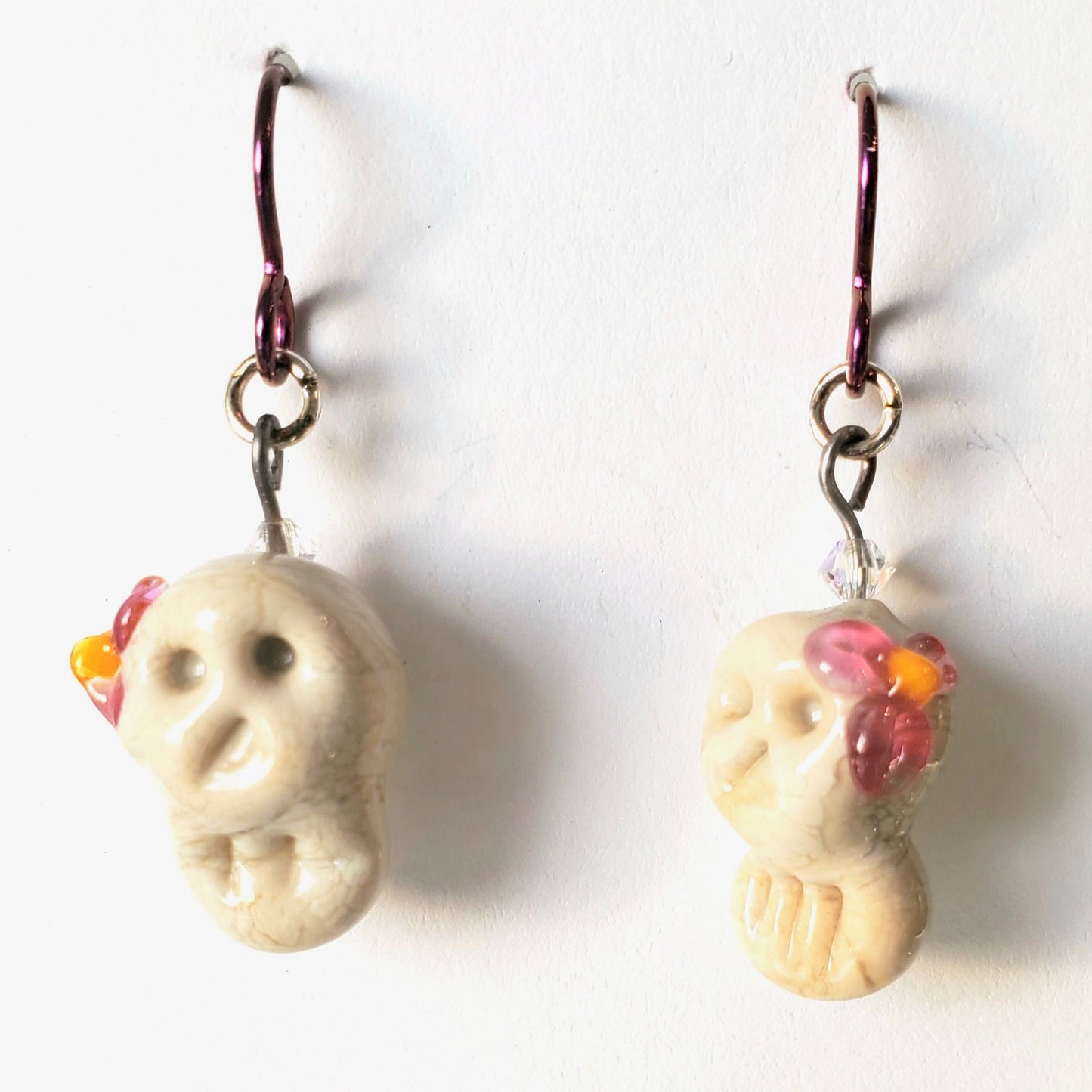 Candy Skull Earrings