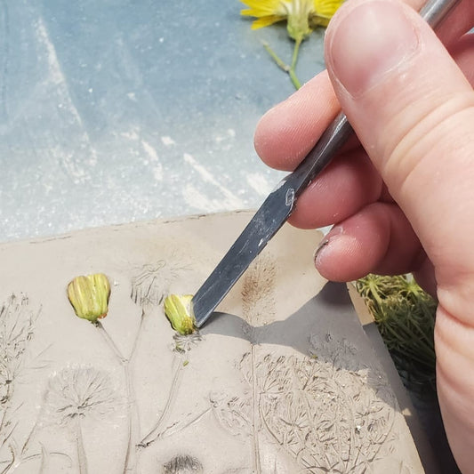 Glass Casting Botanical Relief - 2 week session