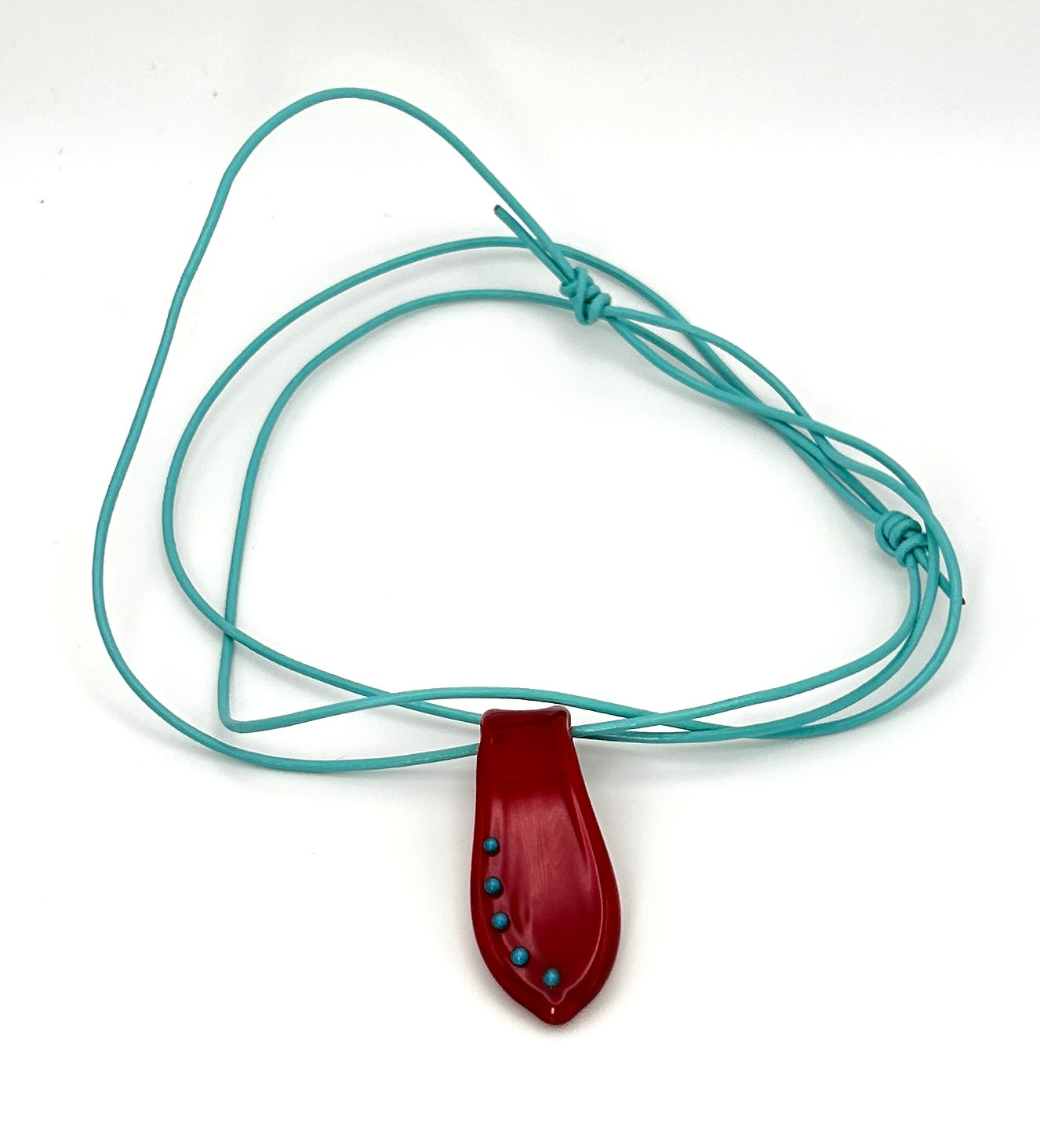 Glass Taffy Pendants - Dots