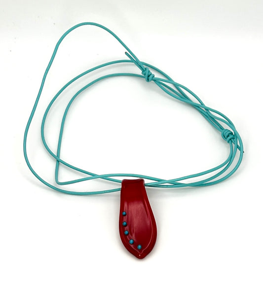 Glass Taffy Pendants - Dots
