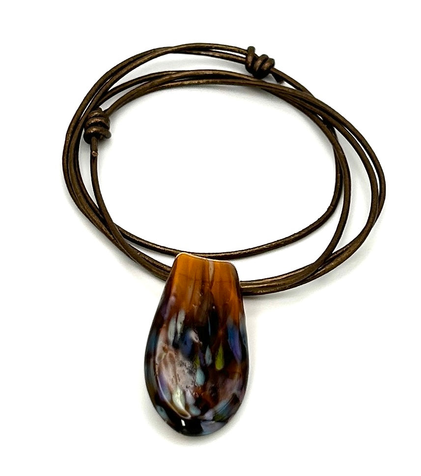 Glass Taffy Pendants - Impressionist