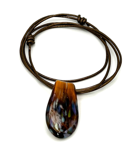 Glass Taffy Pendants - Impressionist