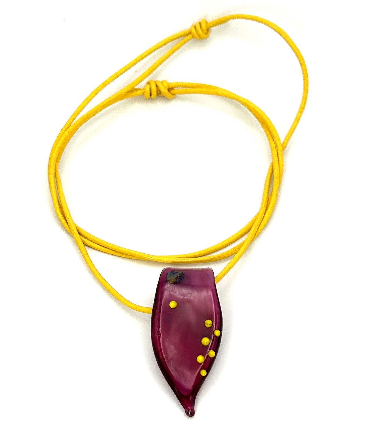 Glass Taffy Pendants - Dots