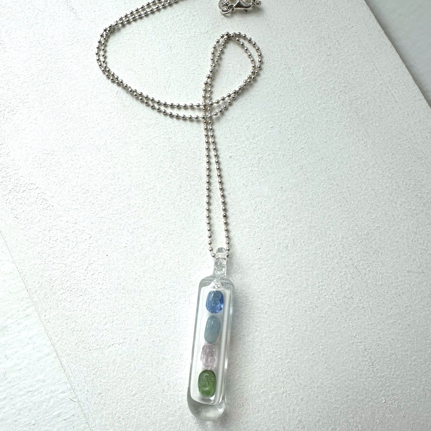 Tube Pendant with Chain