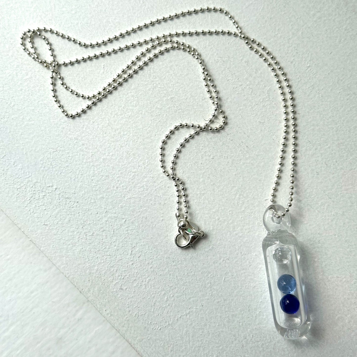 Tube Pendant with Chain