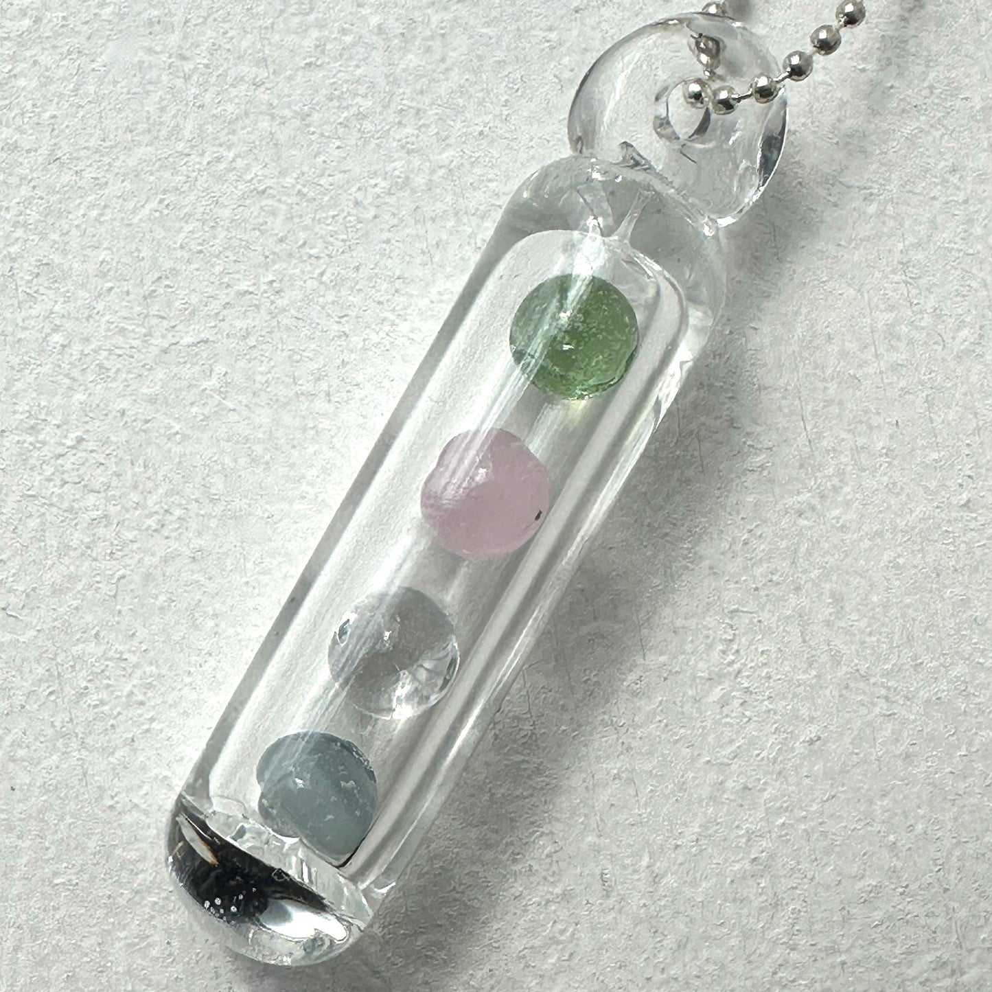 Tube Pendant with Chain