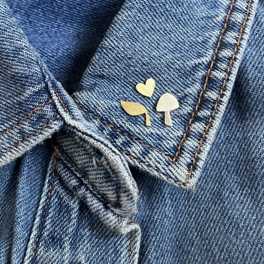 Silver or Brass Lapel and Collar Pin - 3hr class