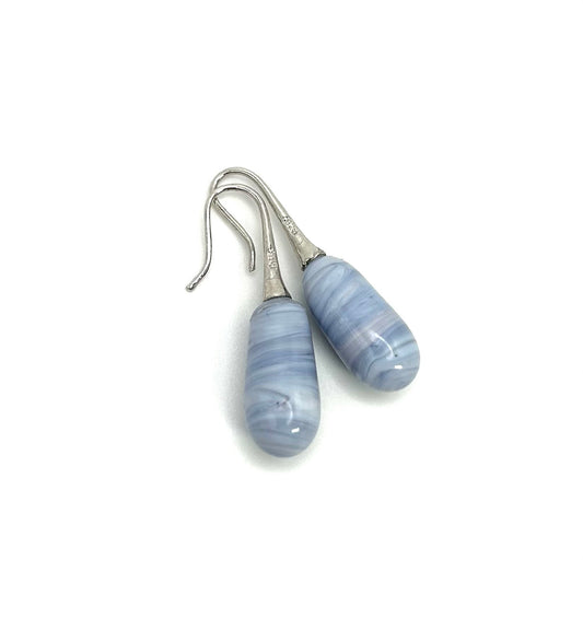 Misty Mauve Drops Earrings