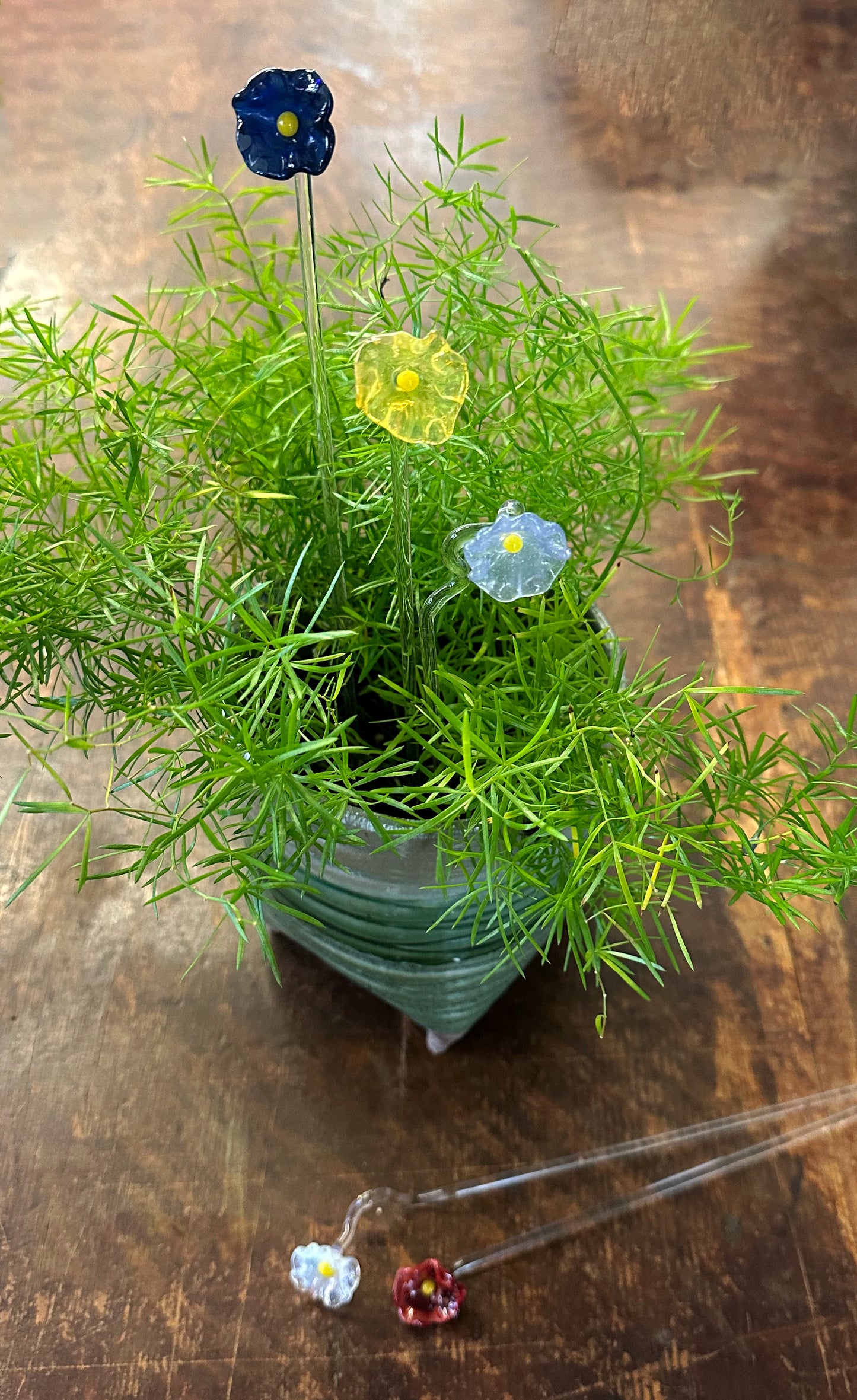 Flower Plant Stakes (borosilicate) - 3hr class