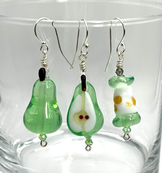 Bartlett Pear Earring Trio