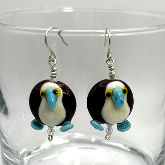 Blue-Footed Boobies Earrings