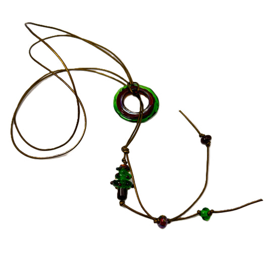 Holiday Time Lariat Necklace