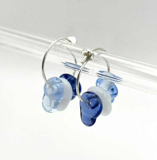 Snow and Ice Tab Earrings