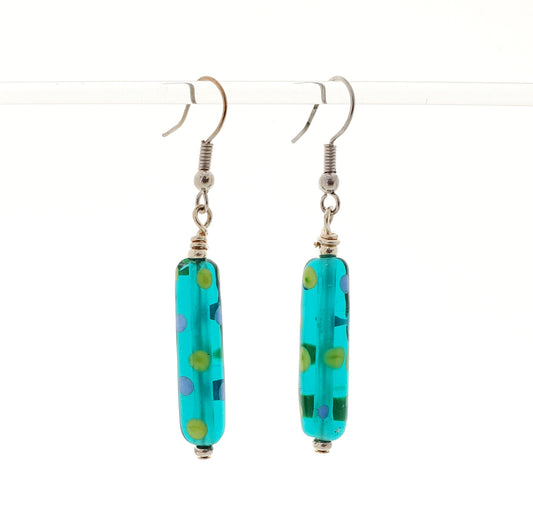 Cylinder Bead Earrings