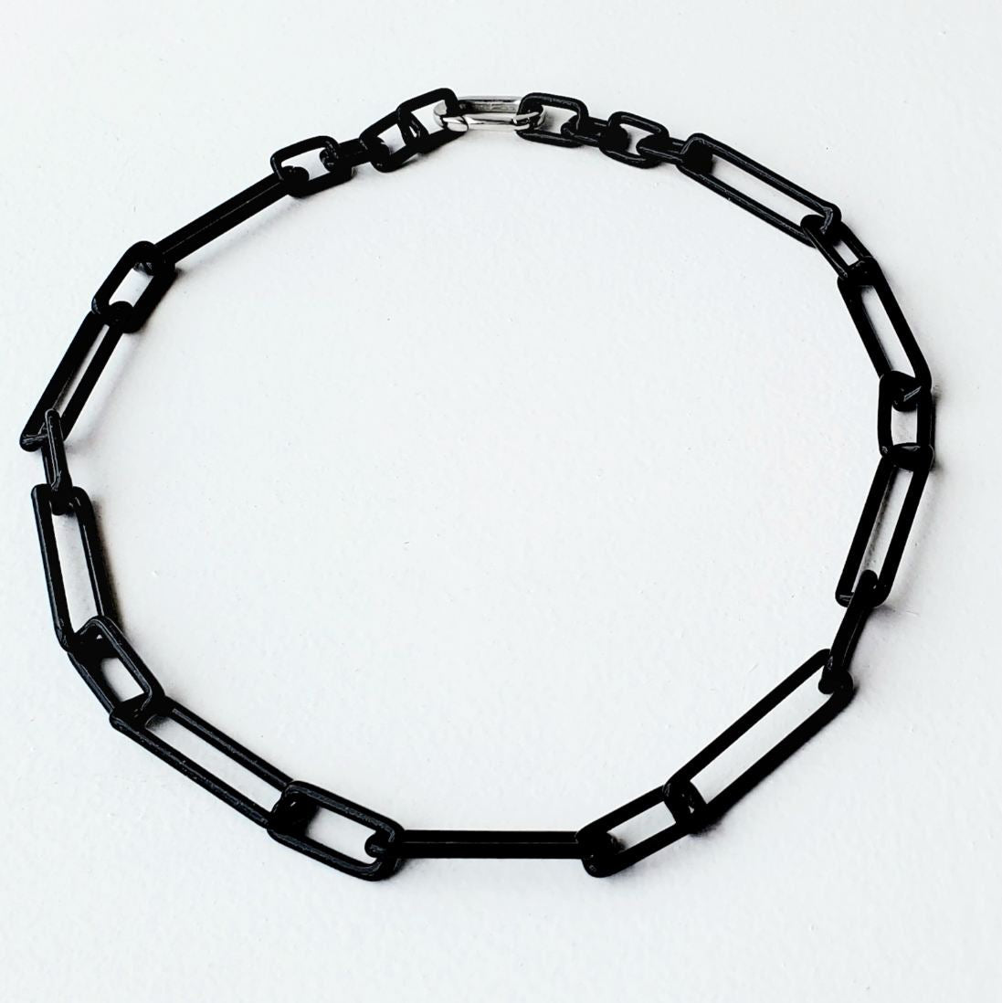 Coloured Glass Chain Necklace
