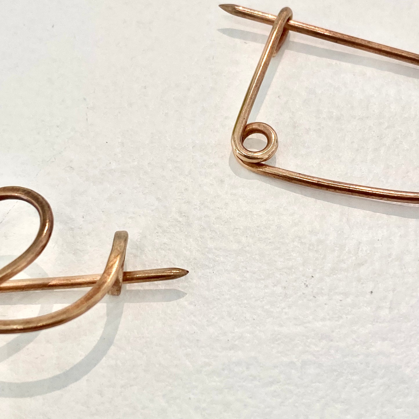 Copper Shawl Pin - 3hr class